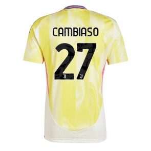 Juventus Andrea Cambiaso #27 Venkovní Dres 2024-25 Krátký Rukáv